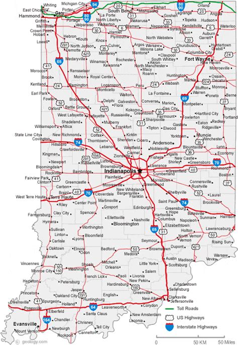 indiana cities and towns.
